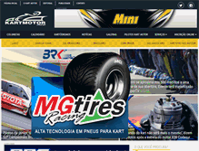 Tablet Screenshot of kartmotor.com.br